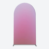 Aperturee - Pure Pink Dim Light Hazy Arch Photography Backdrop